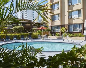 Outdoor pool at Pagoda Hotel.