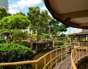 Grounds at Pagoda Hotel.