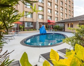 Outdoor pool at Pagoda Hotel.