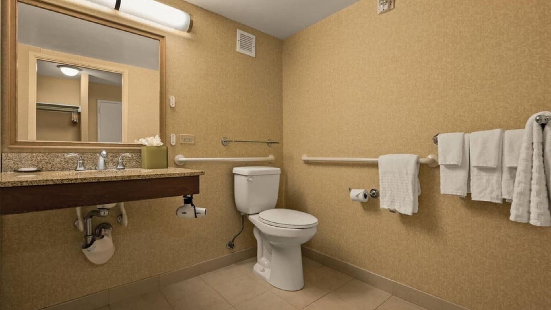 Bathroom at Airport Honolulu Hotel, Trademark Collection By Wyndham.