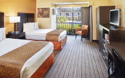 Day room at Best Western The Plaza Hotel Honolulu Airport.