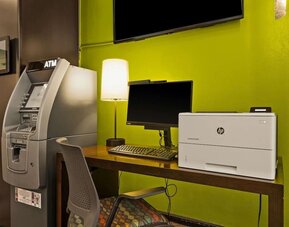 Business center at Best Western The Plaza Hotel Honolulu Airport.