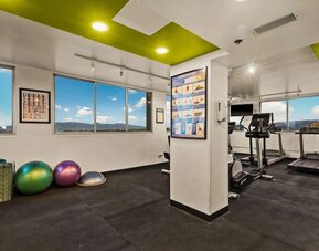 Gym at Best Western The Plaza Hotel Honolulu Airport.