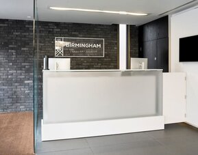 Reception at at Four Points Flex By Sheraton Birmingham Jewellery Quarter.