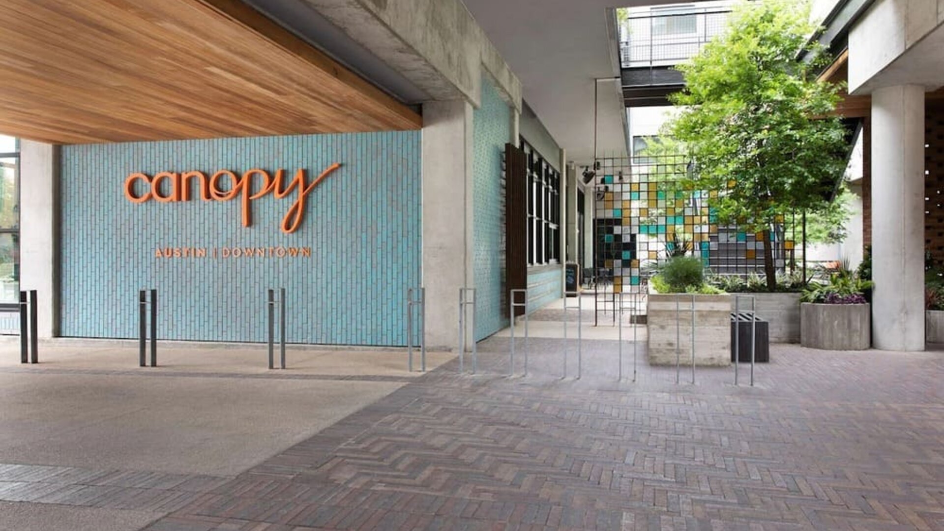 Exterior at Canopy By Hilton Austin Downtown.