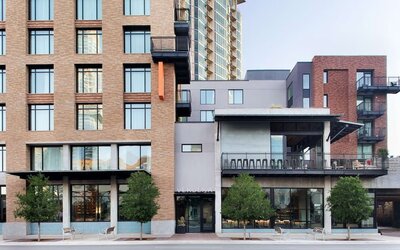 Exterior at Canopy By Hilton Austin Downtown.