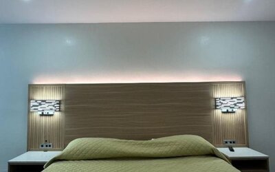 Day room at Nubell Motel.