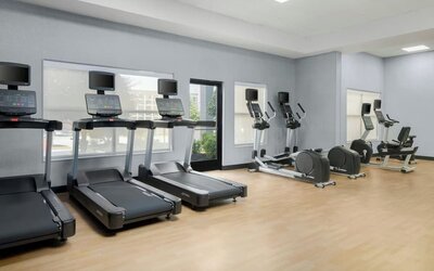 Gym at Four Points By Sheraton College Park Atlanta Airport.