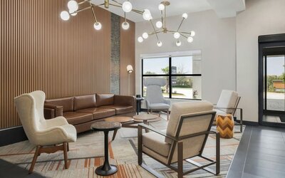 Lobby at Four Points By Sheraton College Park Atlanta Airport.