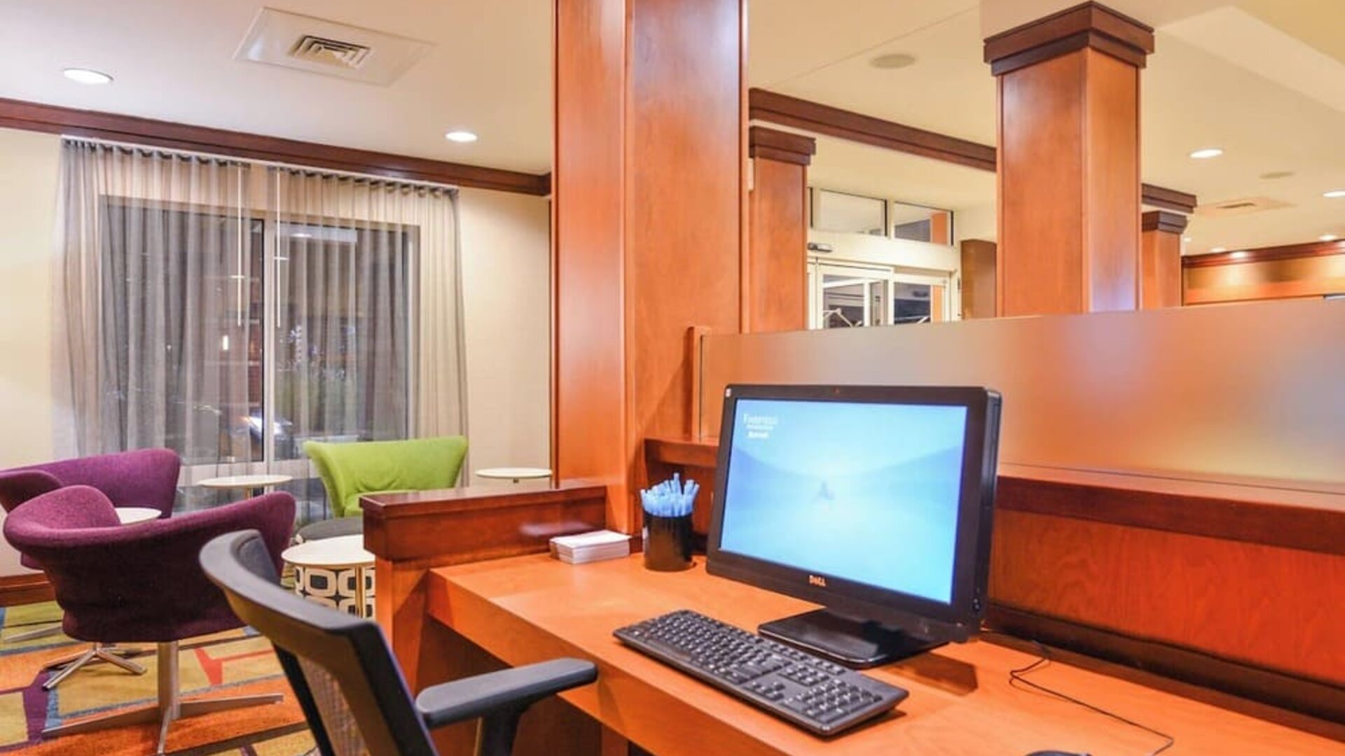 Business center at Fairfield By Marriott Inn & Suites White Marsh.