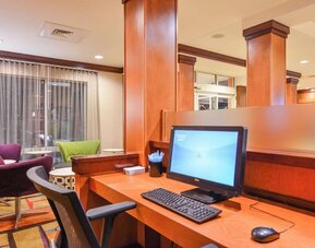 Business center at Fairfield By Marriott Inn & Suites White Marsh.