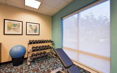 Gym at Fairfield By Marriott Inn & Suites White Marsh.