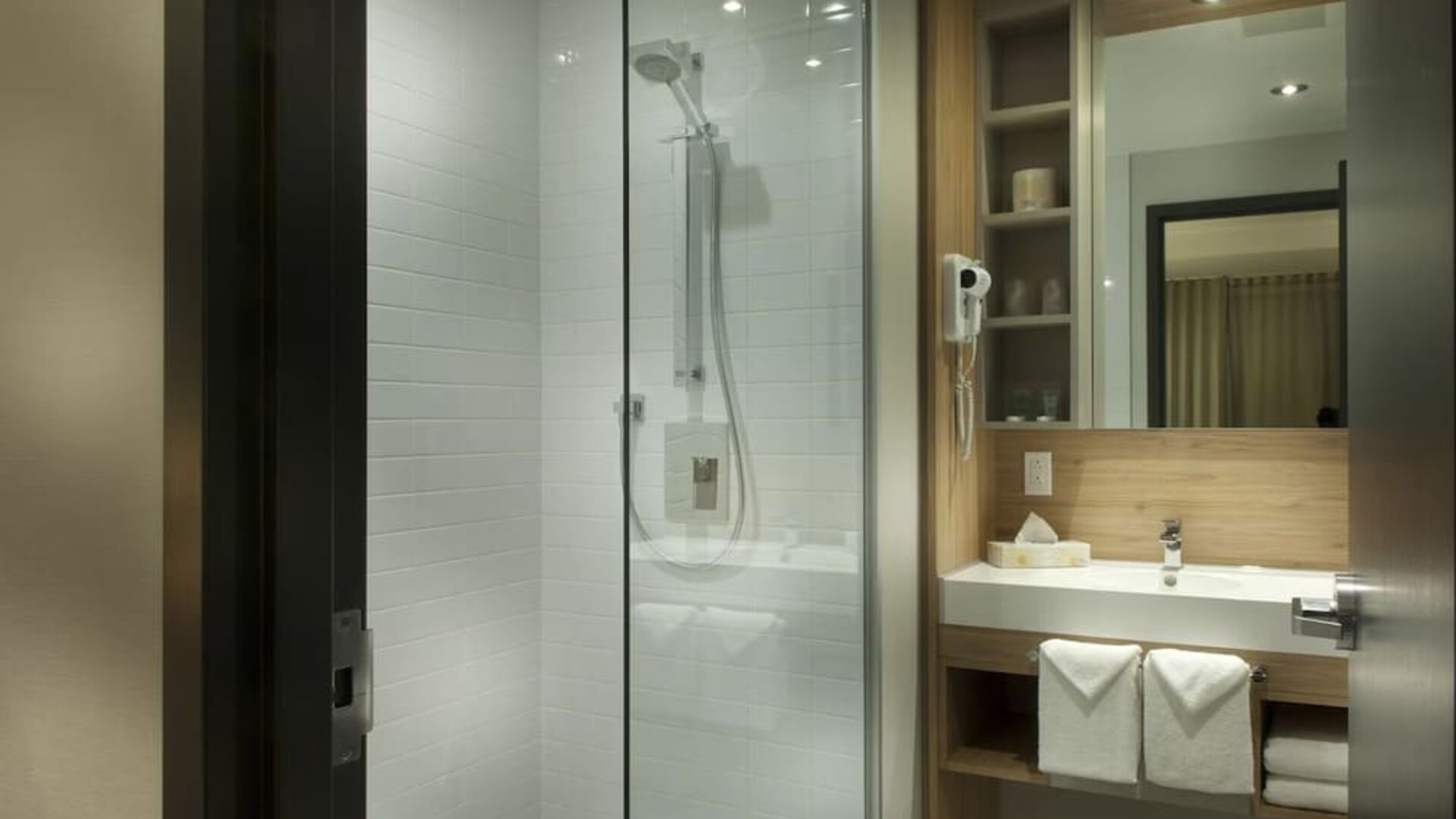 Bathroom at Ramada Laval By Wyndham.