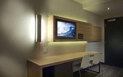 Day room at Ramada Laval By Wyndham.