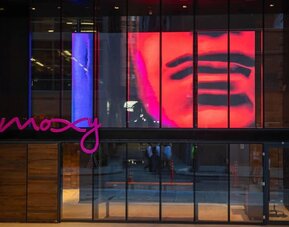 Exterior at Moxy NYC Downtown.