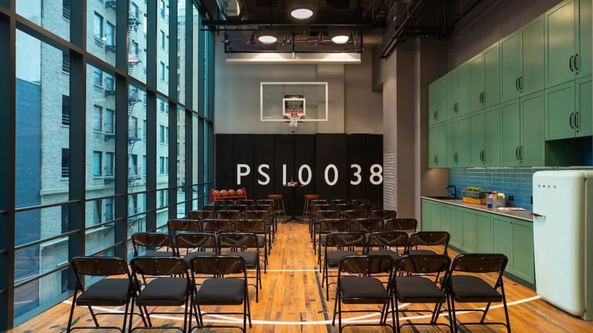 Meeting facility at Moxy NYC Downtown.