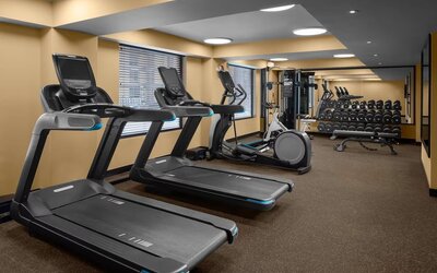 Gym at at ROK Hotel Kingston, Tapestry Collection By Hilton.