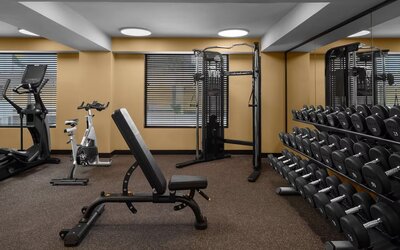Gym at at ROK Hotel Kingston, Tapestry Collection By Hilton.