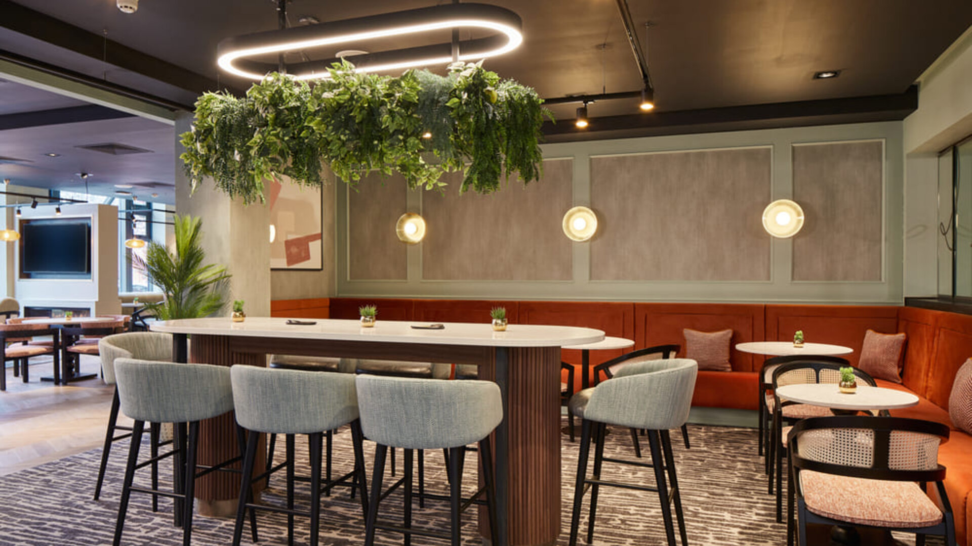 Coworking space at Leonardo Hotel Dublin Christchurch.