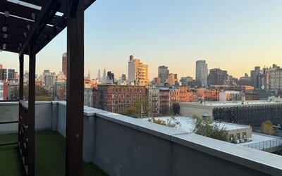 View of the city at f Madison LES Hotel.