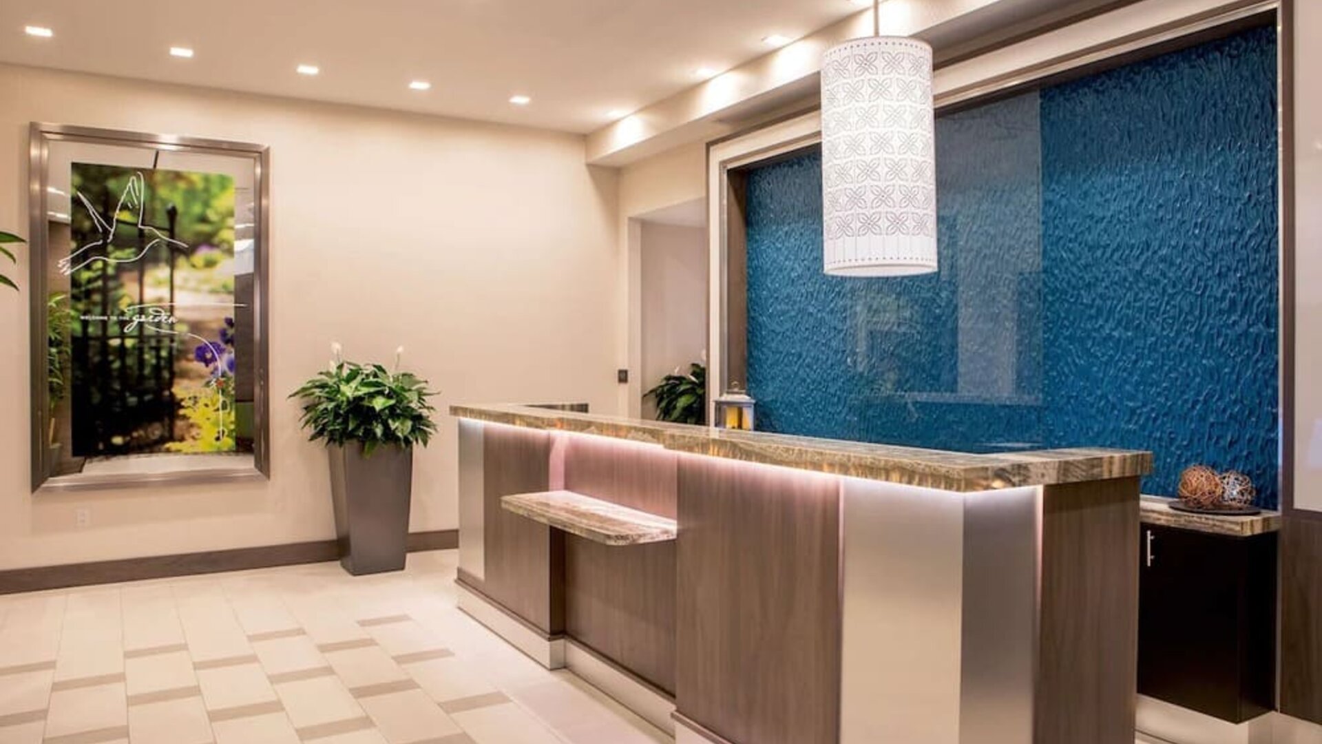 Welcoming reception at Hilton Garden Inn NYC Financial Center/Manhattan Downtown.