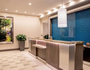 Welcoming reception at Hilton Garden Inn NYC Financial Center/Manhattan Downtown.