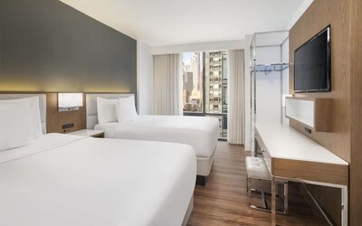 Comfortable day room with work station at Best Western Premier Empire State Hotel.