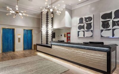 Welcoming reception at The Draper Tapestry Collection By Hilton.