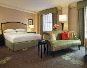 Day use room with sofa at Palmer House A Hilton Hotel.