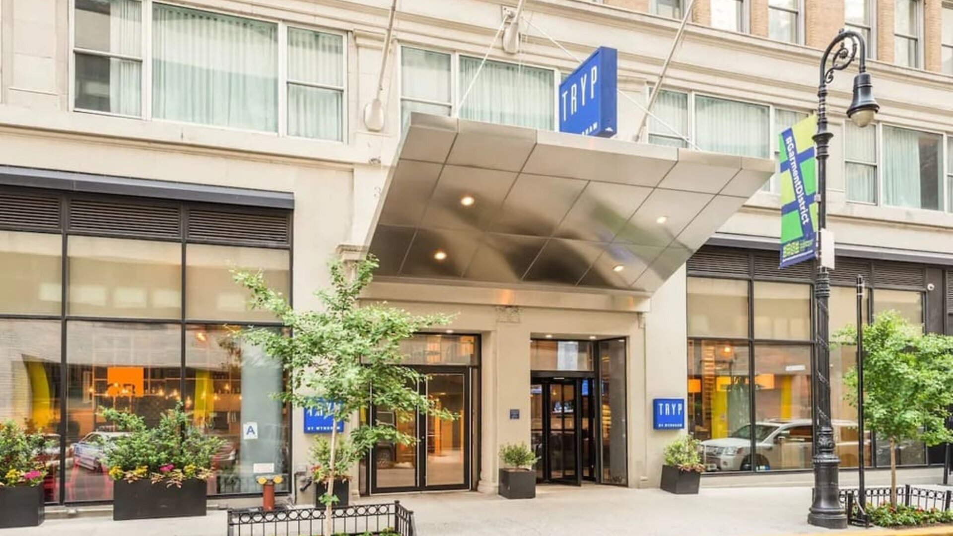 Beautiful exterior at TRYP By Wyndham Times Square South.