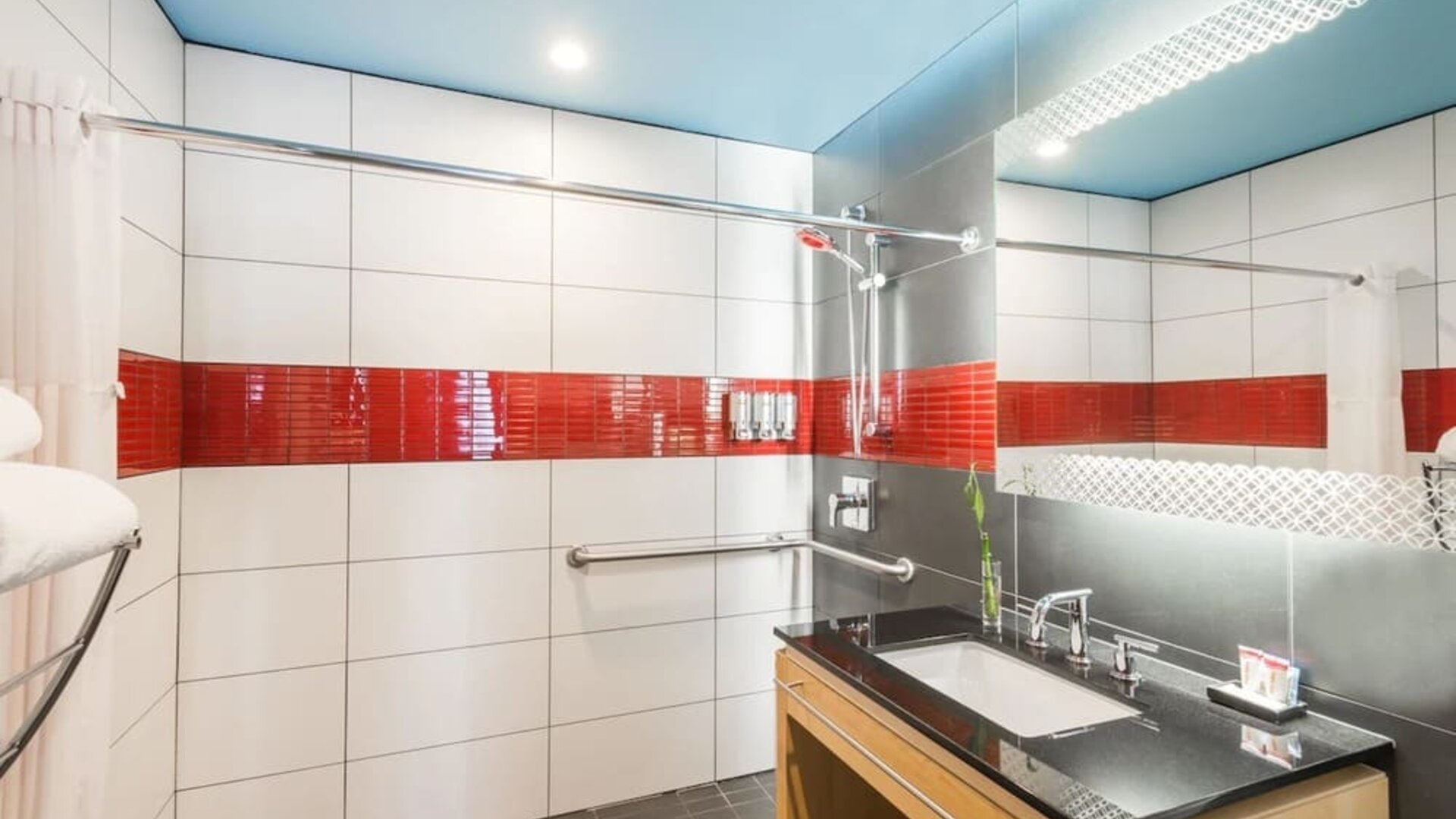 Fully equipped bathroom at TRYP By Wyndham Times Square South.