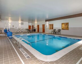 Indoor pool at Comfort Inn Glenmont - Albany South.
