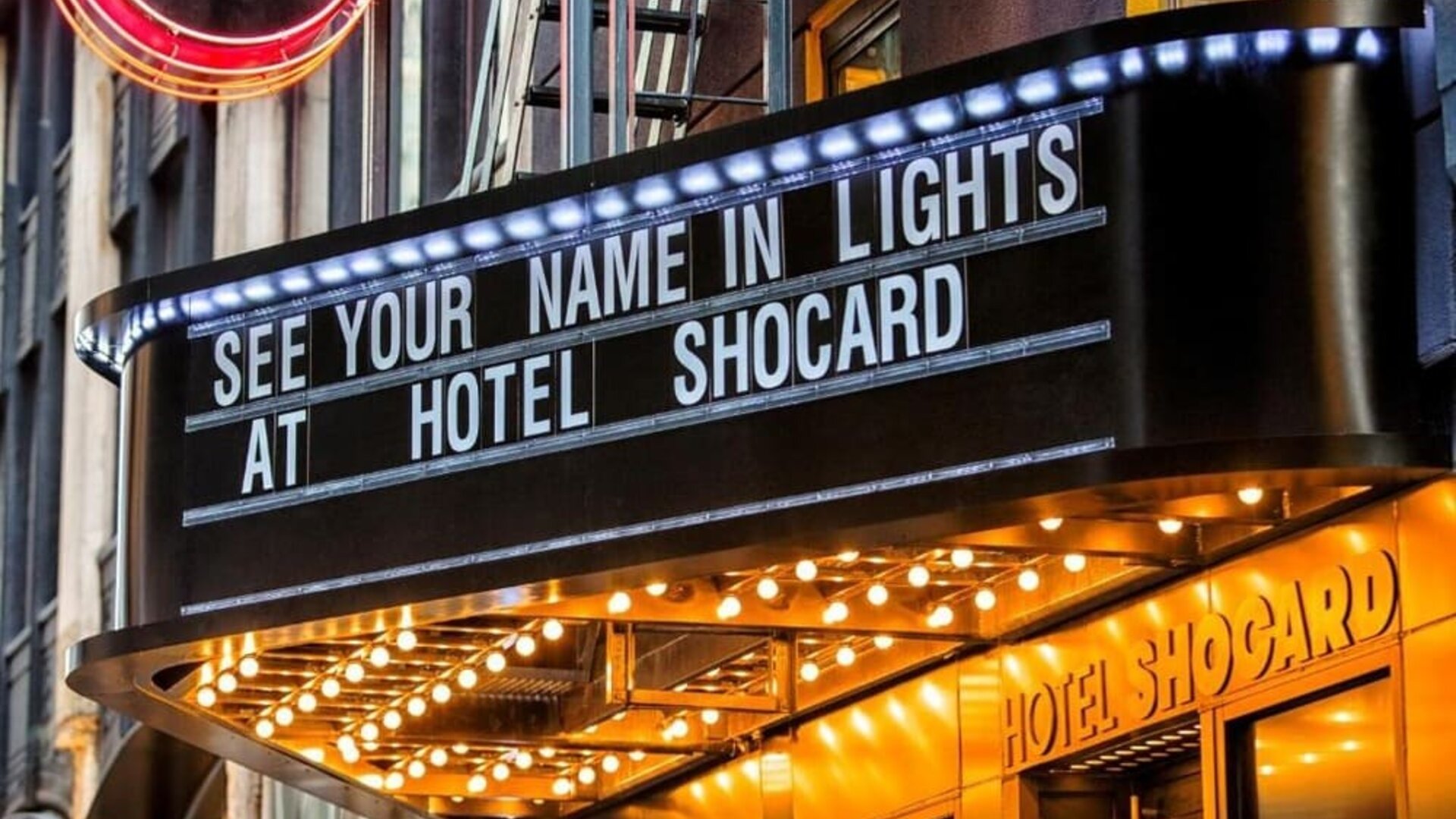 Exterior view of Hotel Shocard NYC.
