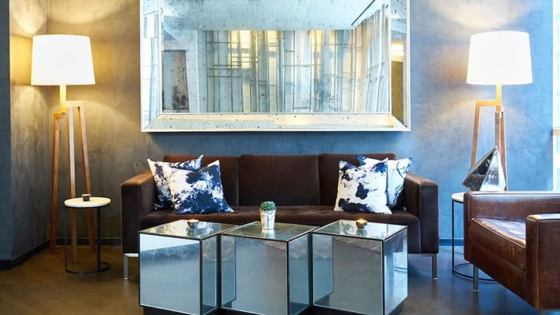 Lobby with comfortable seating at Hotel 48LEX New York.