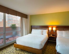 Day room with balcony at Hilton Garden Inn Midtown East..