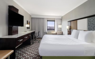 Day use room with work desk at Best Western Premier NYC Gateway.