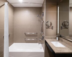 Bathroom at Best Western Premier NYC Gateway.