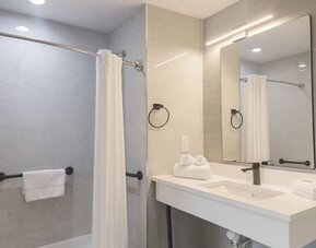 Bathroom at BKWAY HOTEL.