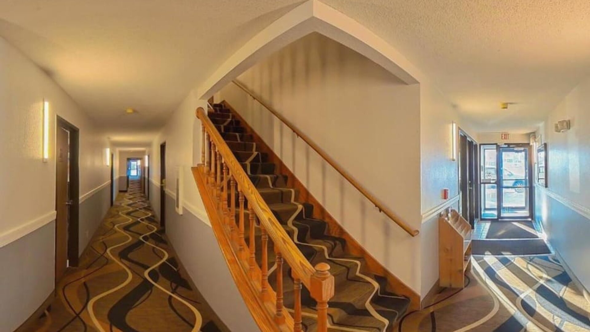 Lobby at Coratel Inn & Suites By Jasper Hastings.