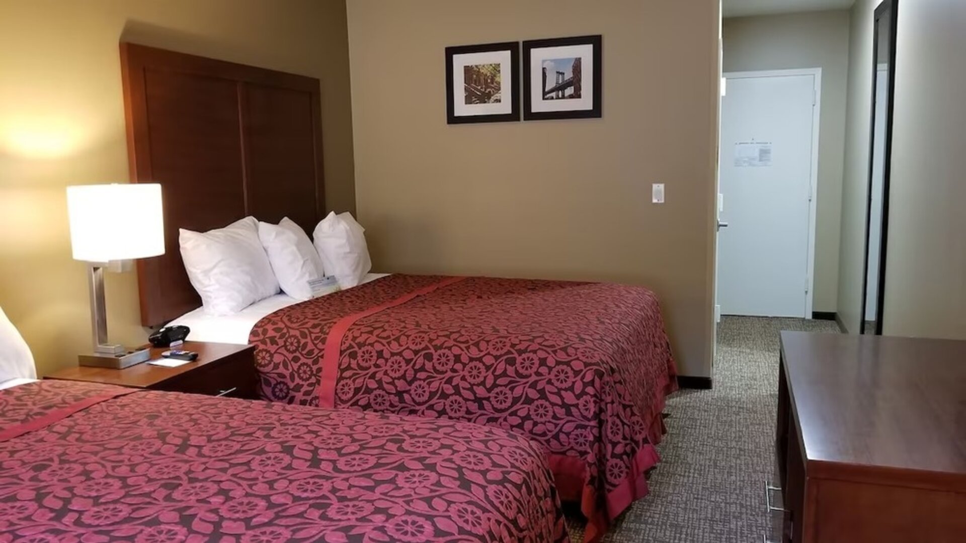 Day use twin room at Days Inn By Wyndham Brooklyn Marine Park.