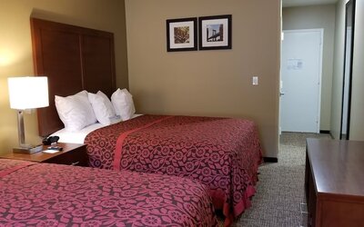 Day use twin room at Days Inn By Wyndham Brooklyn Marine Park.