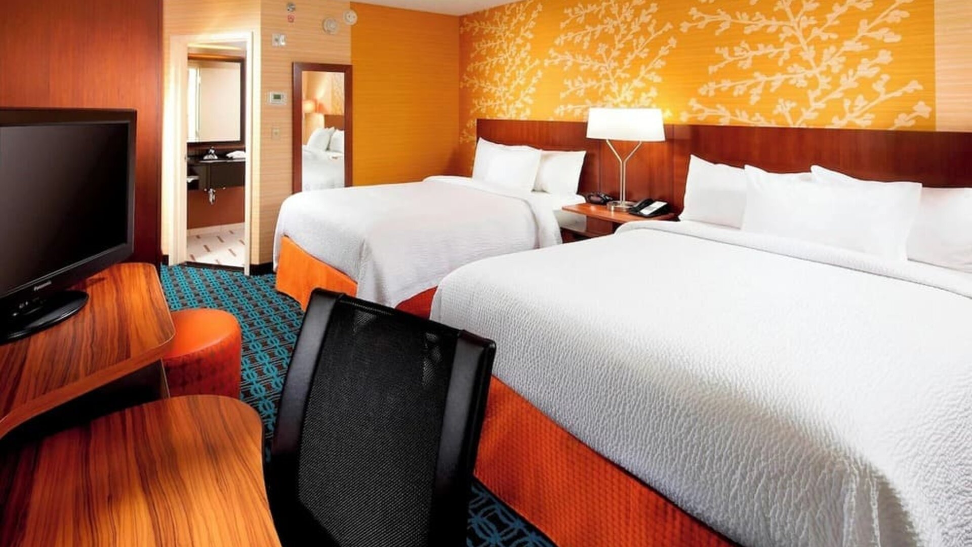 Day use room with workspace and ensuite at Fairfield Inn East Rutherford Meadowlands.