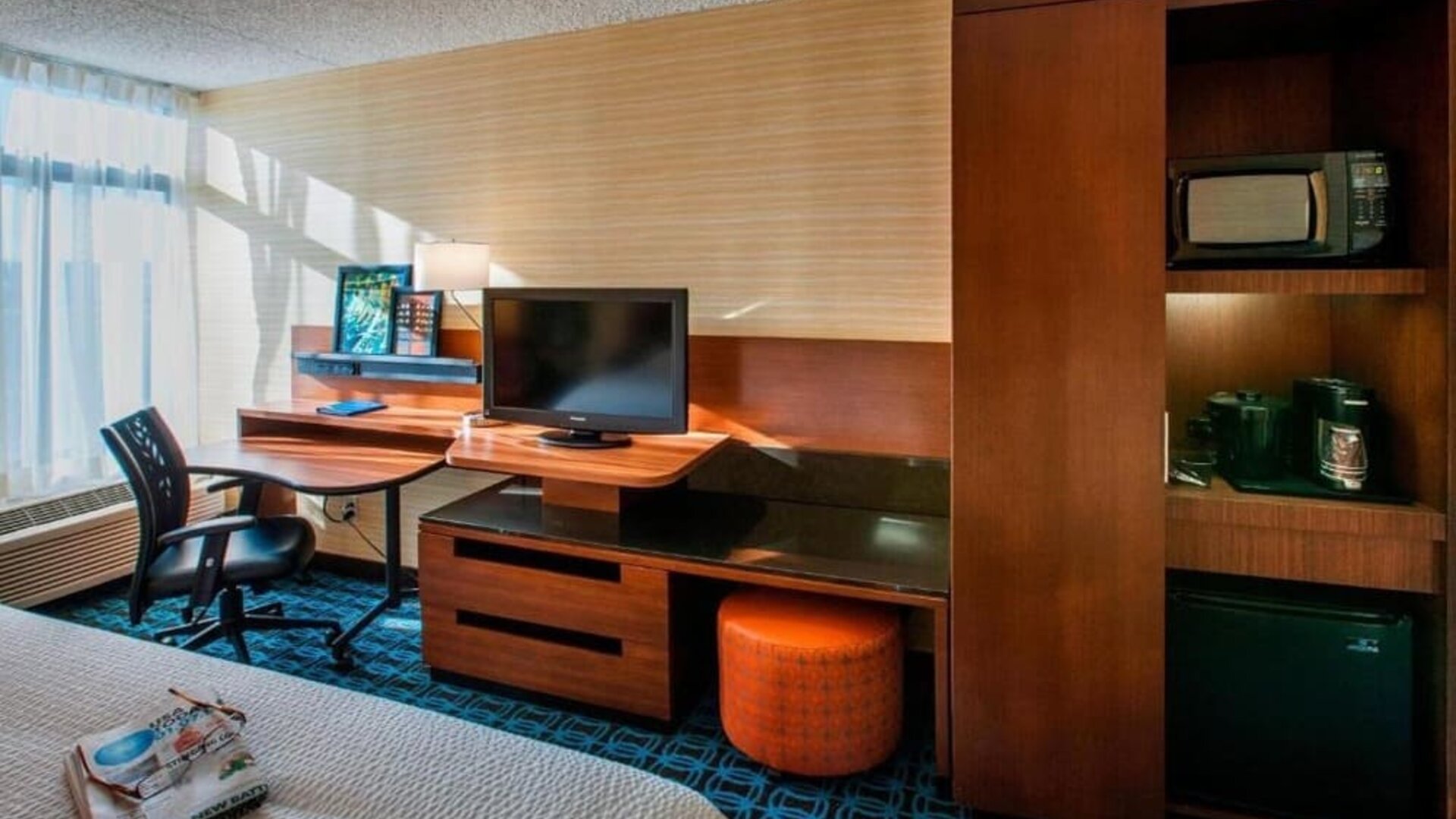 Day use room with workspace at Fairfield Inn East Rutherford Meadowlands.