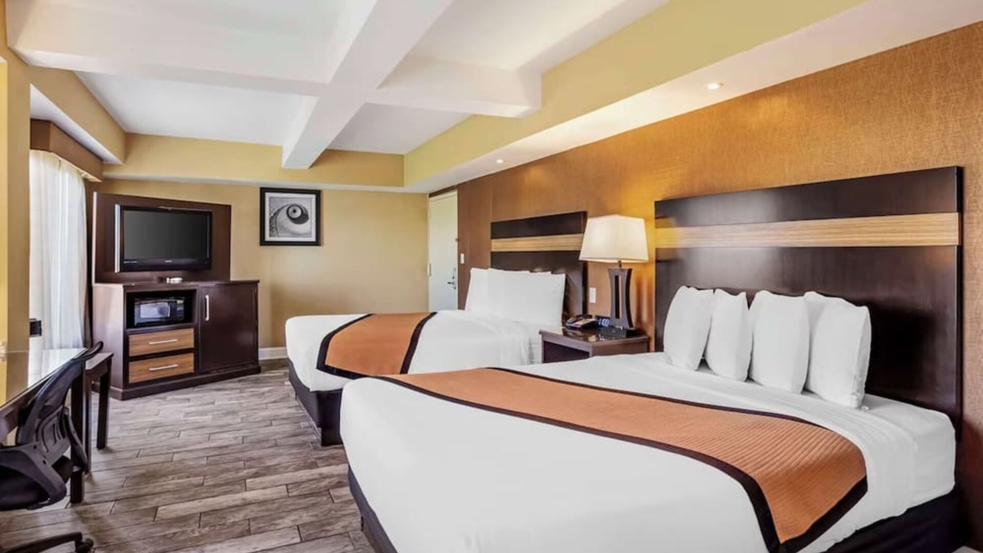 Day use room with work desk at Best Western Plus Newark Airport West.