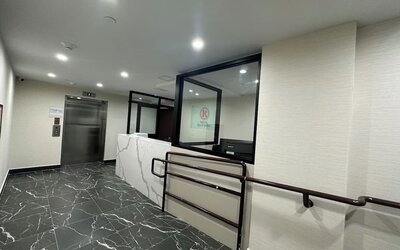 Reception area at Regal Inn & Suites New York.