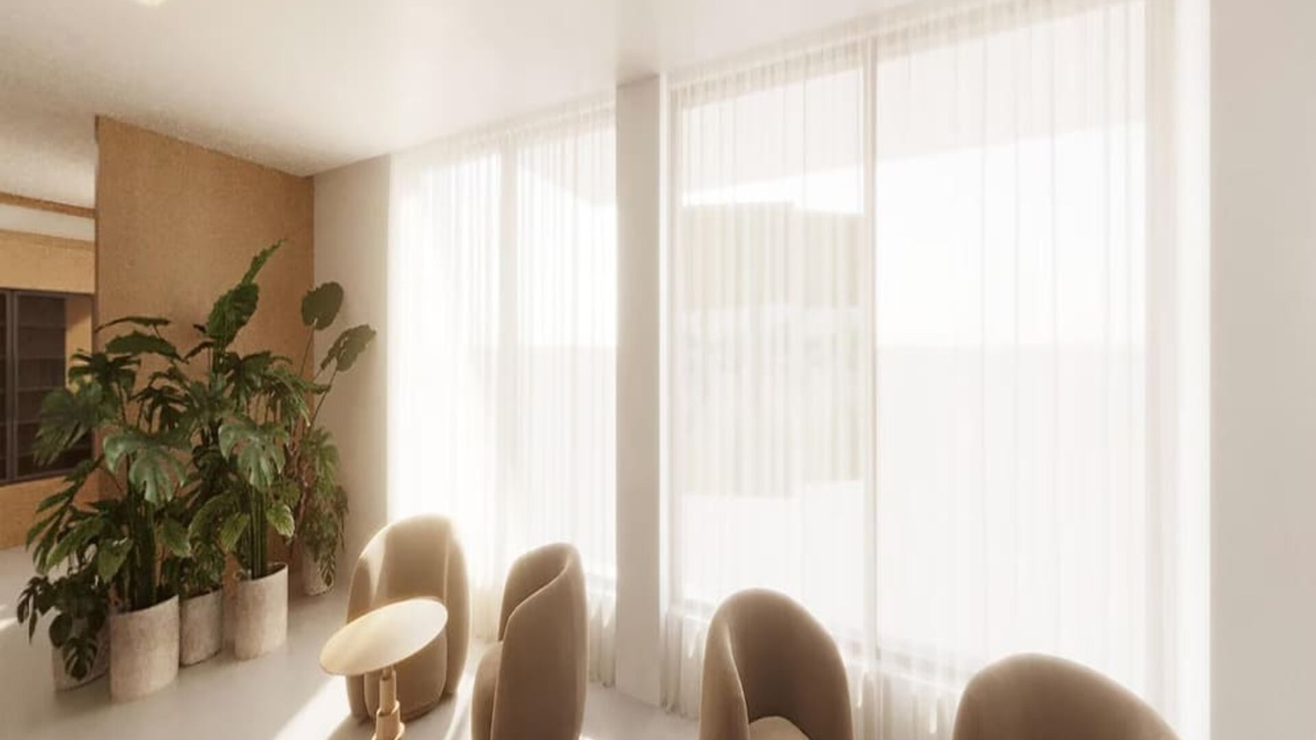 Coworking space and lounge seating at DoubleTree By Hilton Wilkes-Barre.