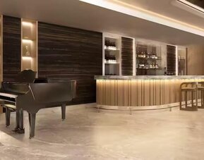 Hotel bar at DoubleTree By Hilton Istanbul Macka.