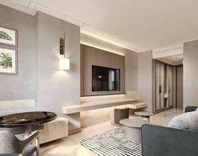 Lounge area at DoubleTree By Hilton Istanbul Macka.