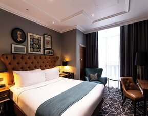 Day use room with large windows at 100 Queen's Gate Hotel London.