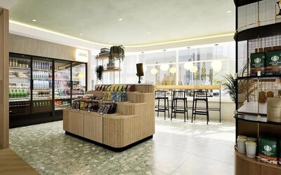 Snack bar at Haven Hotel Rotterdam.